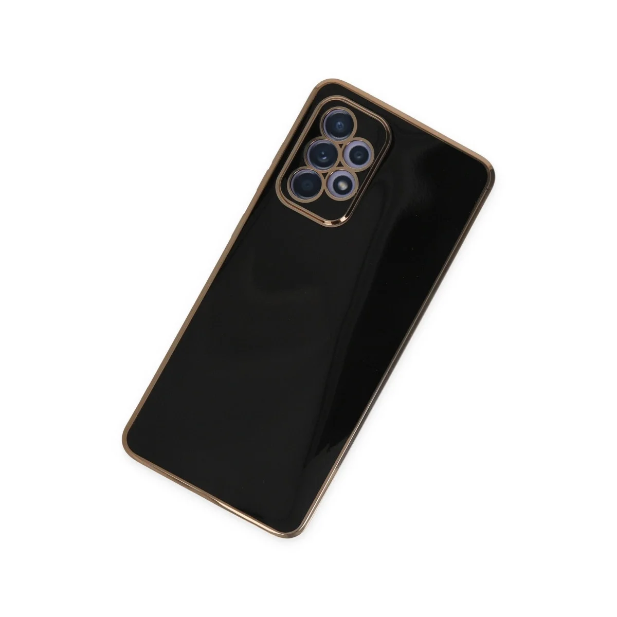 Samsung Galaxy A52 Kılıf Volet Silikon - Siyah görsel 3