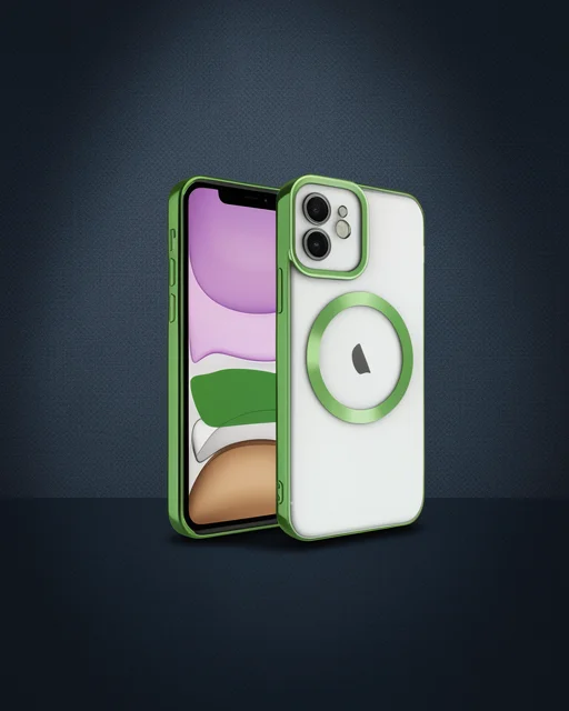 Apple İphone 11 Kılıf Kross Magneticsafe Kapak - Koyu Yeşil