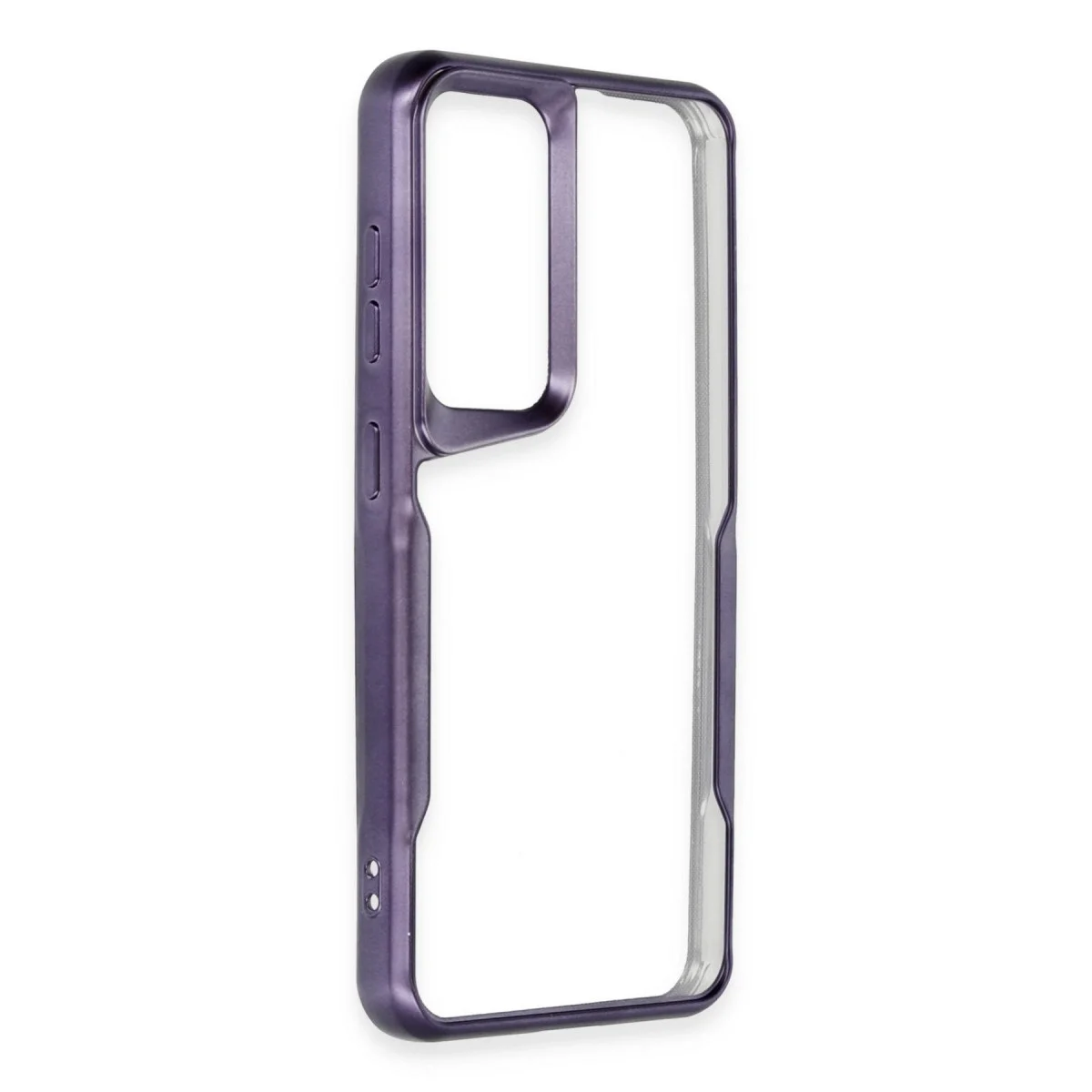 Samsung Galaxy S24 Kılıf Boyi Silikon Kapak - Derin Mor görsel 2