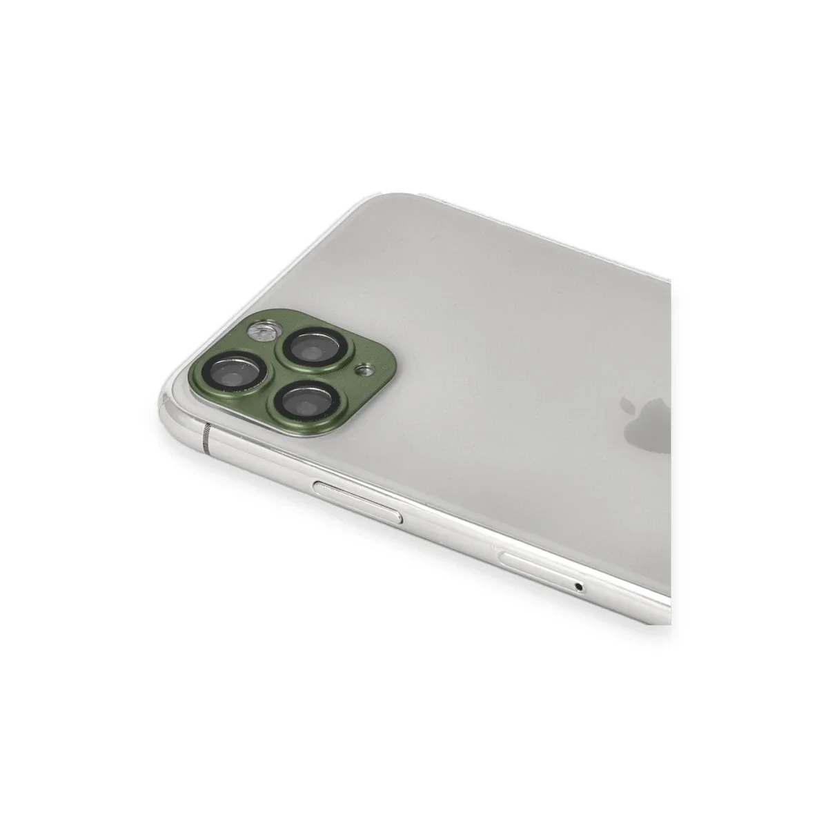 Apple iPhone 11 Pro Max Pers Alüminyum Kamera Lens - Yeşil görsel 3