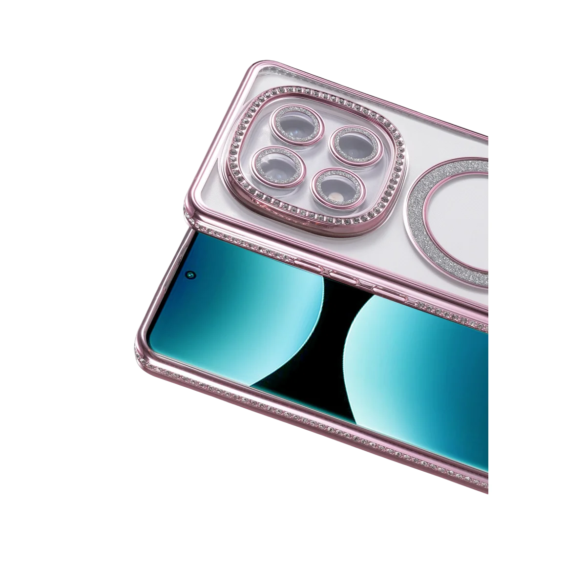 Xiaomi Redmi Note 15 Pro 5G Joke Simli Magneticsafe Kılıf - Pembe görsel 2