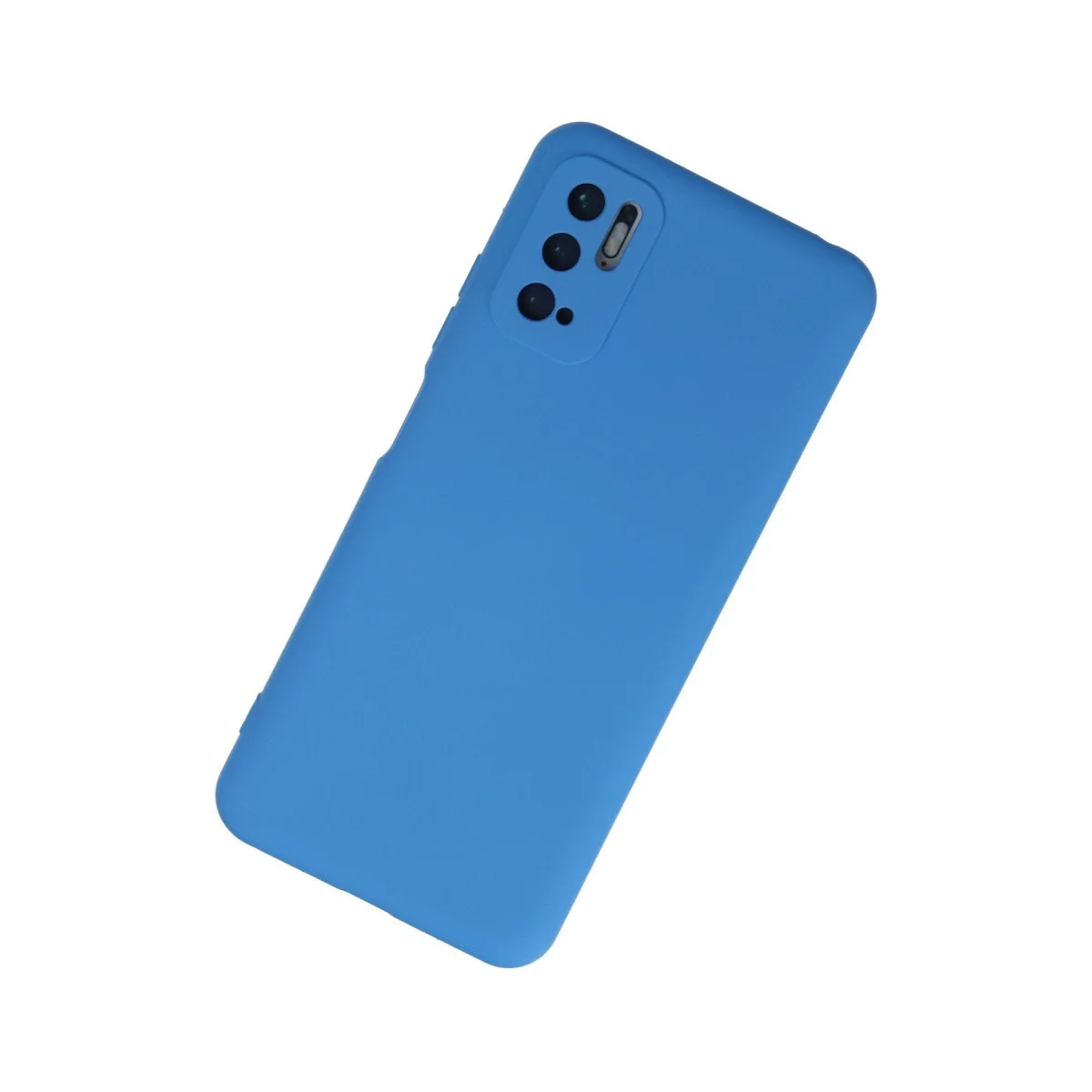 Xiaomi Redmi Note 10 5g Kılıf Nano İçi Kadife Silikon - Mavi görsel 2
