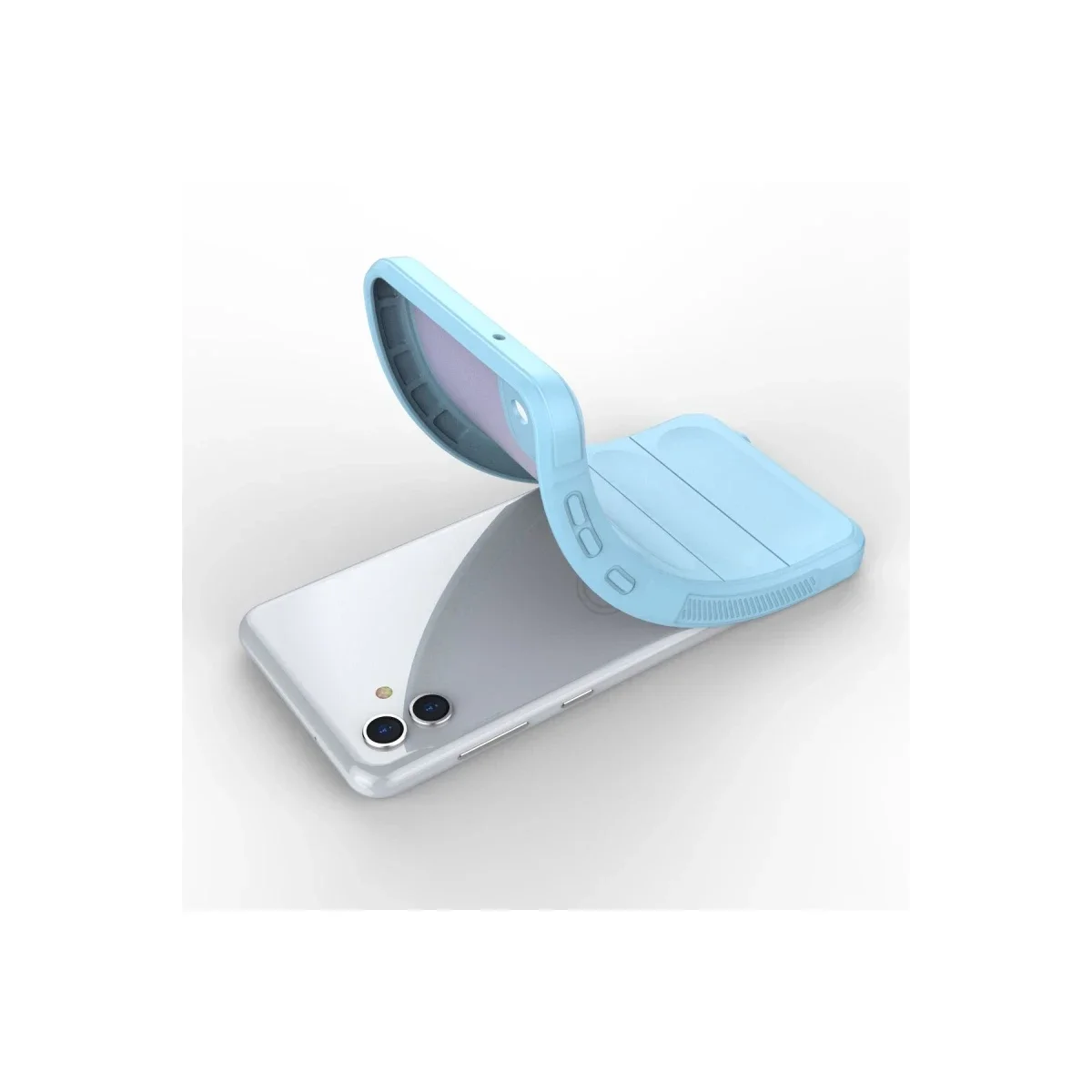 Samsung Galaxy A04E Kılıf Optimum Silikon - Sky Blue görsel 4