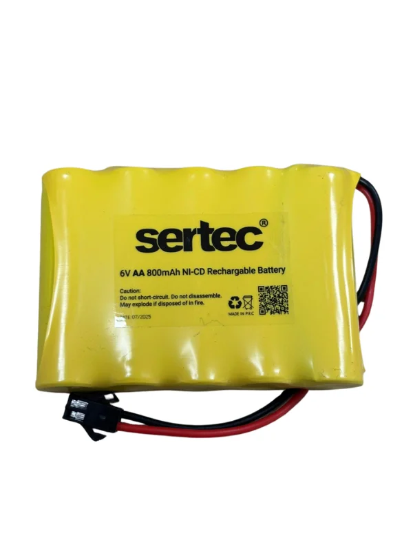 6V 5S1P Aa 800 Mah Kablo + Siyah Konnektörlü Oyuncak Pili
