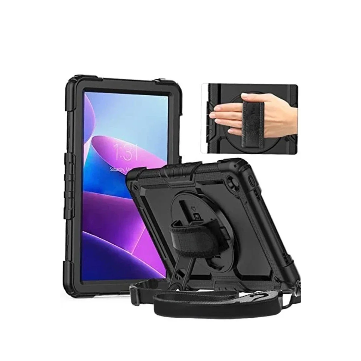 Apple iPad Pro 11 (2024) Kılıf Amazing Tablet Kapak - Siyah görsel 2