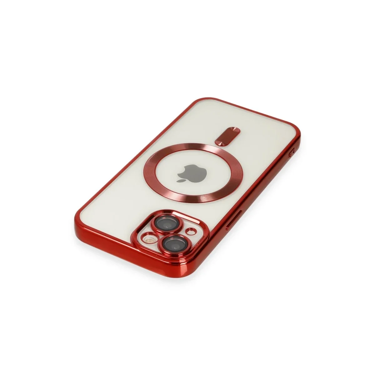 Apple iPhone 14 Kılıf Kross Magneticsafe Kapak - Kırmızı görsel 4