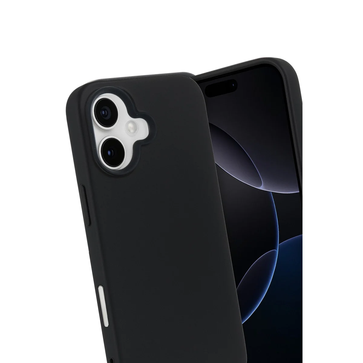 Apple İphone 17 Nano İçi Kadife Silikon - Siyah görsel 2