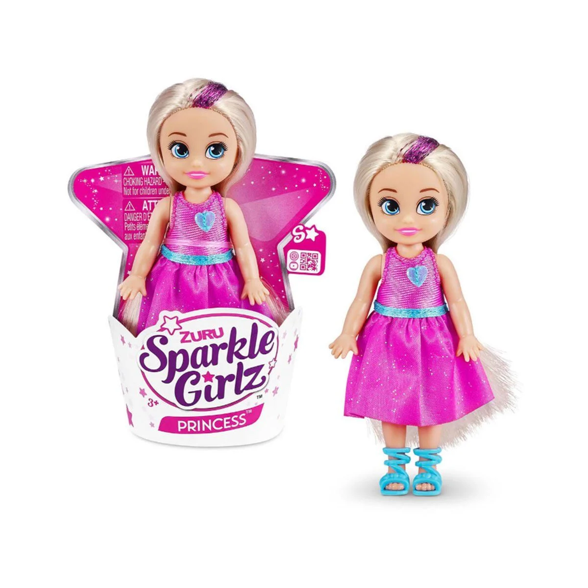PAK00000 Sparkle Girlz 12cm Prenses Cupcake - 10015TQ3 görsel 2
