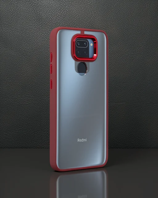 Xiaomi Redmi Note 9 Kılıf Dora Kapak - Kırmızı