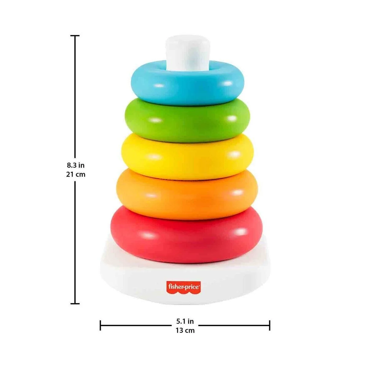 GRF09 Fisher-Price Doğa Dostu Renkli Halkalar görsel 4