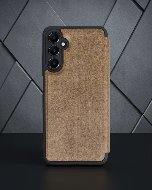 Samsung Galaxy A05s Kılıf Flip Cover - Taba