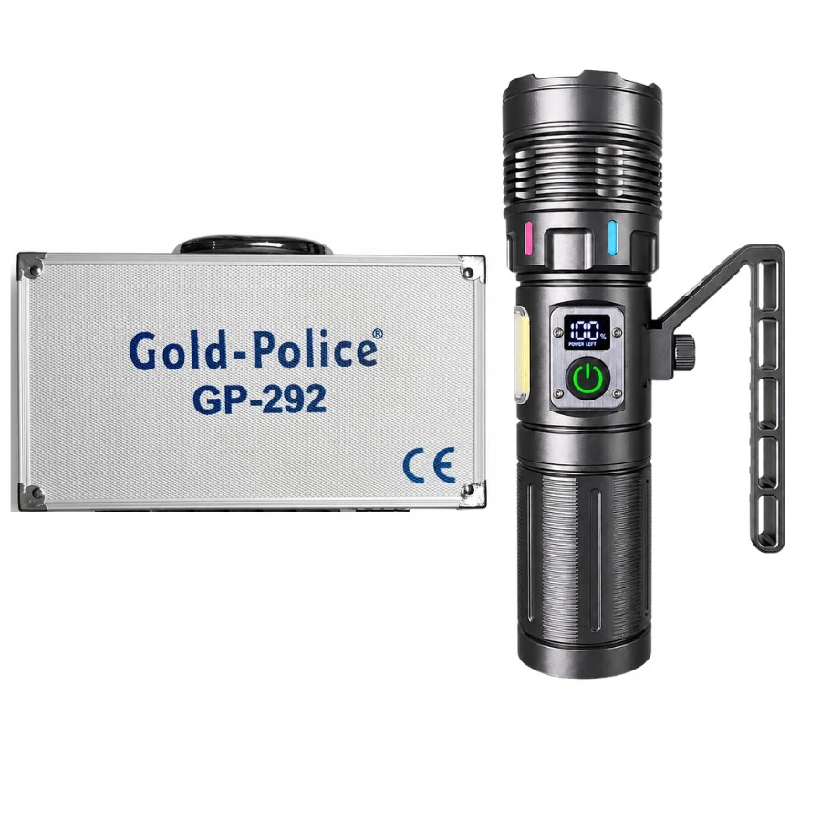 GP-292 50 Watt 5000 Lümen Profesyonel Şarjlı El Feneri görsel 2
