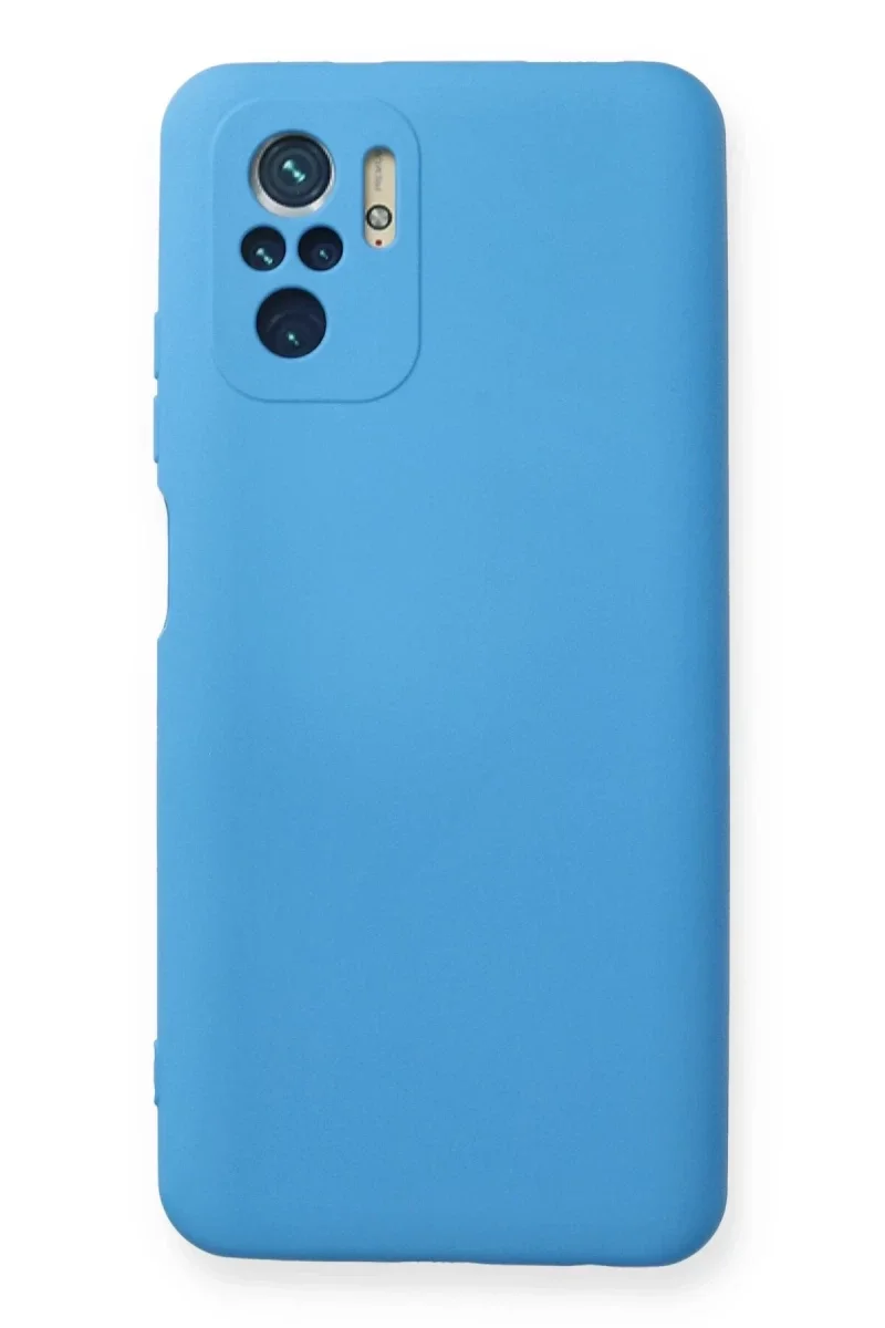 Xiao Red Note 10 Kılıf Nano içi Kadife Silikon - Mavi
