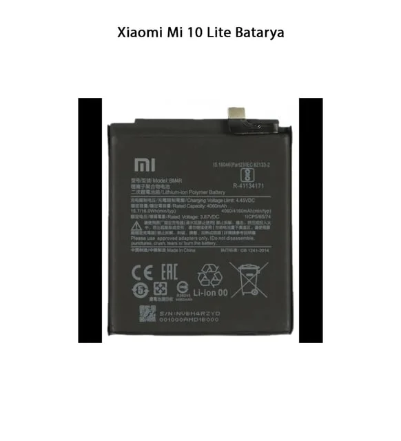 Mi 10 Lite Telefonlarla Batarya (BM4R) görsel 3