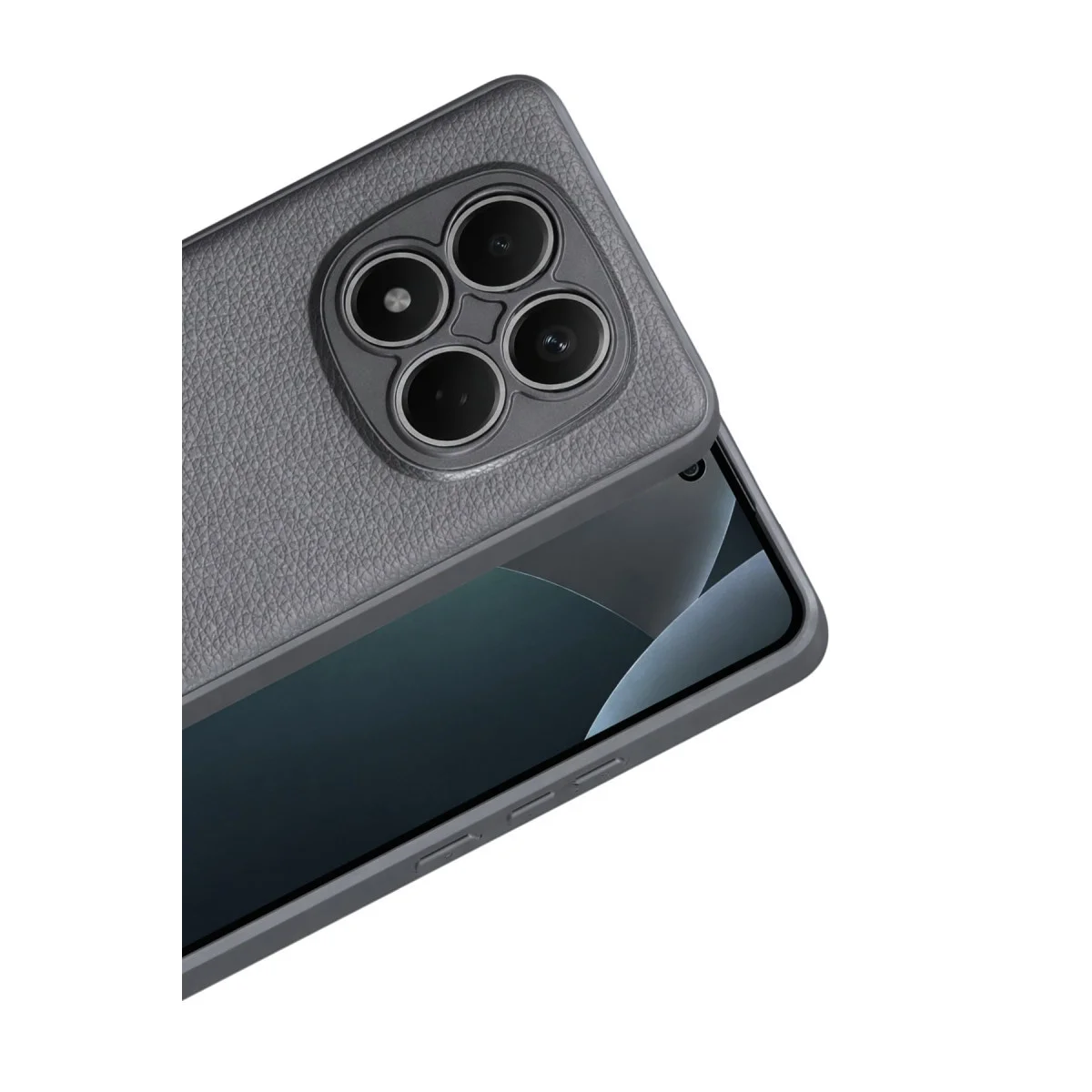 Xiao Red Note 15 Pro 4g Thermax Silikon Kılıf - Gri görsel 2