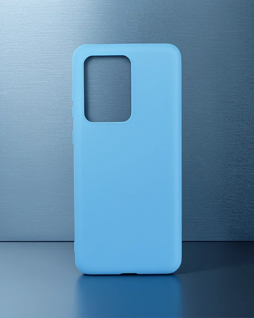 Samsung Galaxy S20 Ultra Kılıf Nano İçi Kadife Silikon - Mavi