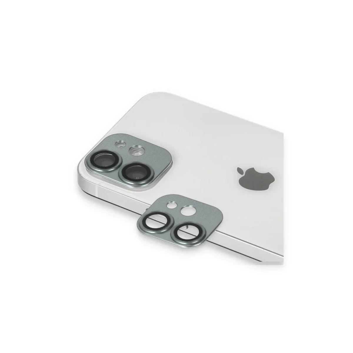 Apple iPhone 11 Pers Alüminyum Kamera Lens - Yeşil