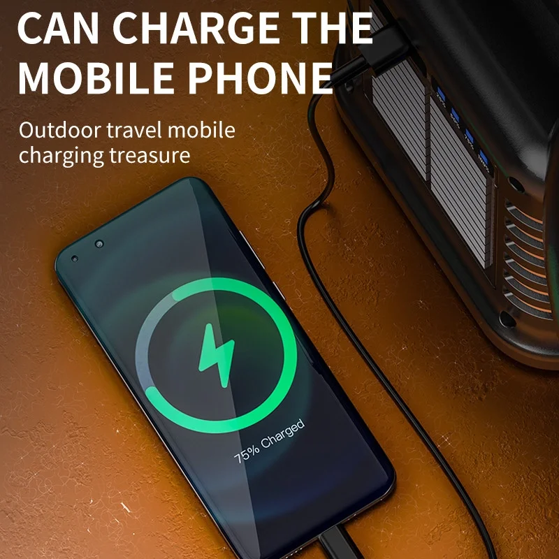 WS-4343 Çok Fonksiyonlu Powerbanklı Solar Şarjlı Kamp Lambası görsel 5
