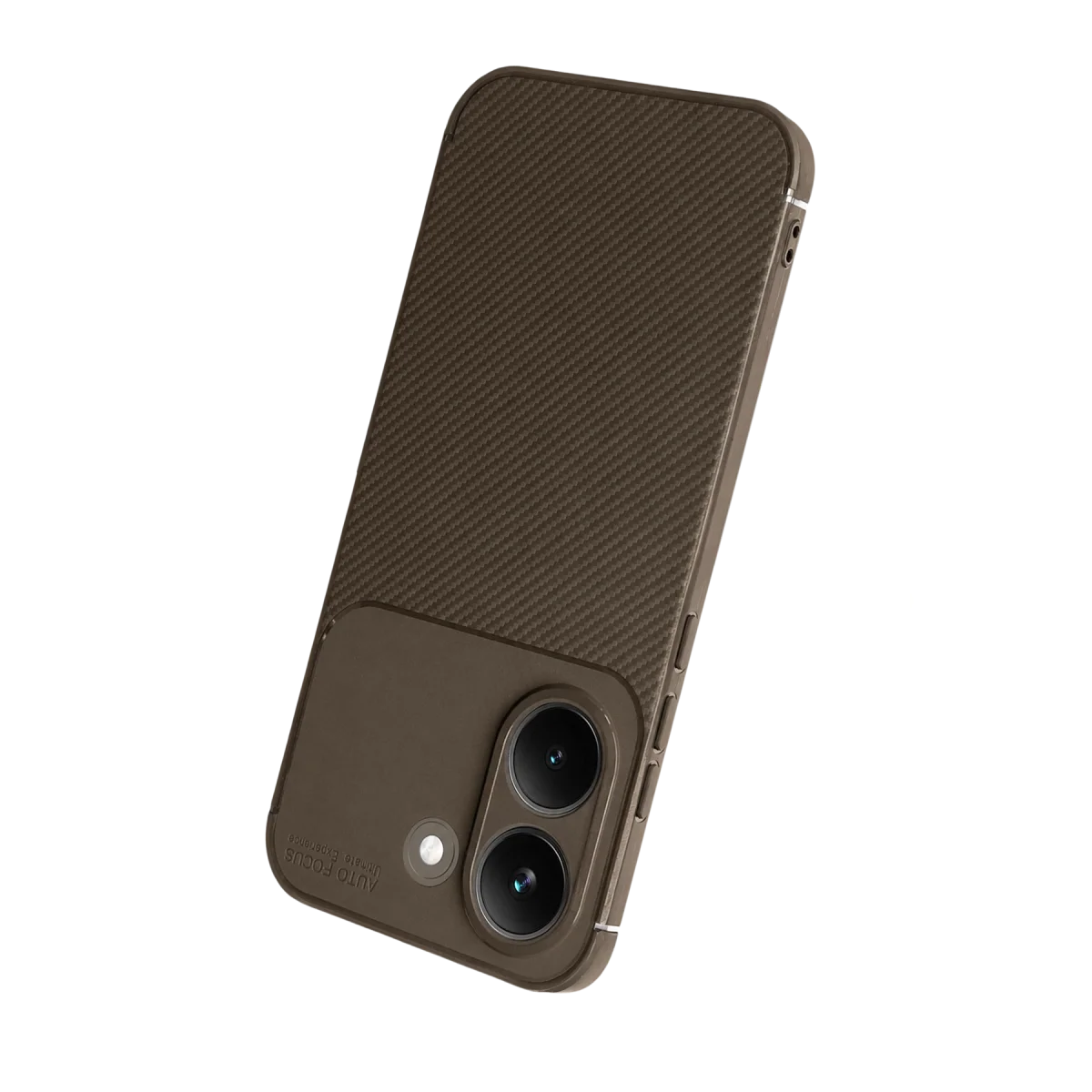 Xiaomi Poco X8 Pro Auto Focus Karbon Kapak - Kahverengi görsel 3