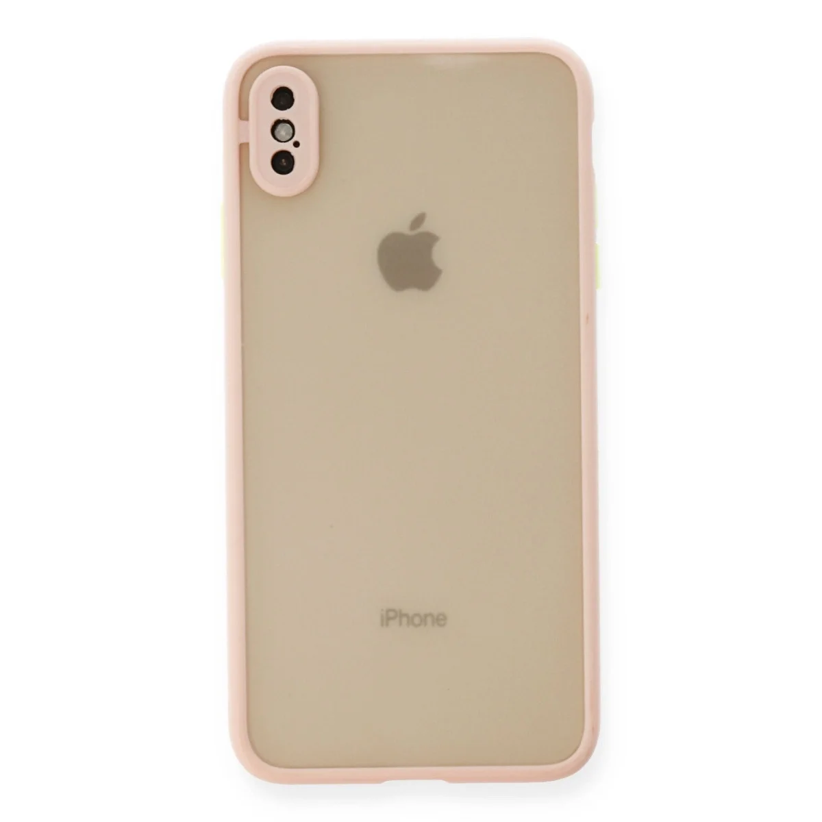Apple İphone X Kılıf Montreal Silikon Kapak - Pembe