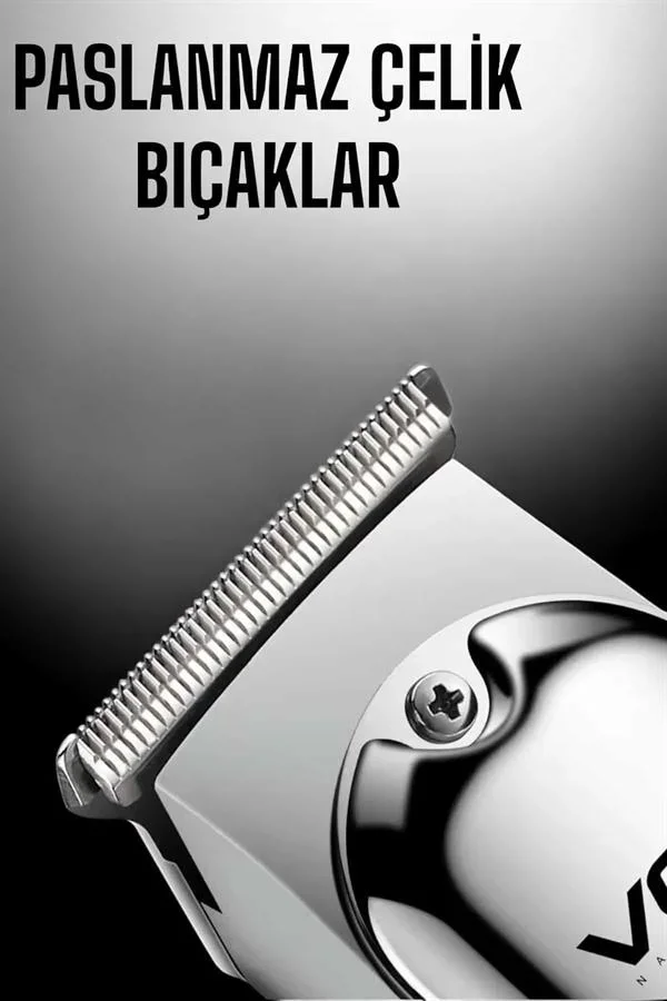 Tıraş Makinesi Paslanmaz Çelik Taraklı Güçlü Motor görsel 5