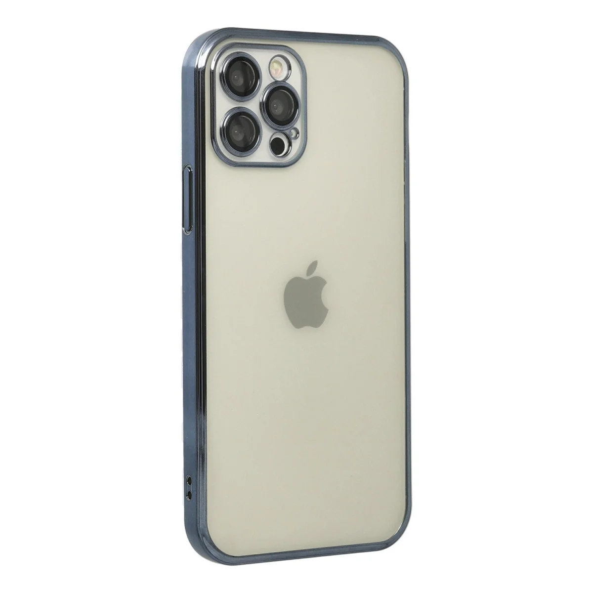 Apple İphone 12 Pro Kılıf Razer Lensli Silikon - Lacivert görsel 3