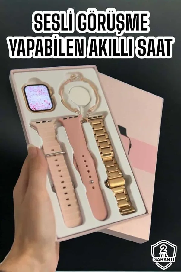 Akıllı Saat Bluetooth Bağlantılı Aksesuar Hediyeli GPS Takibi görsel 2