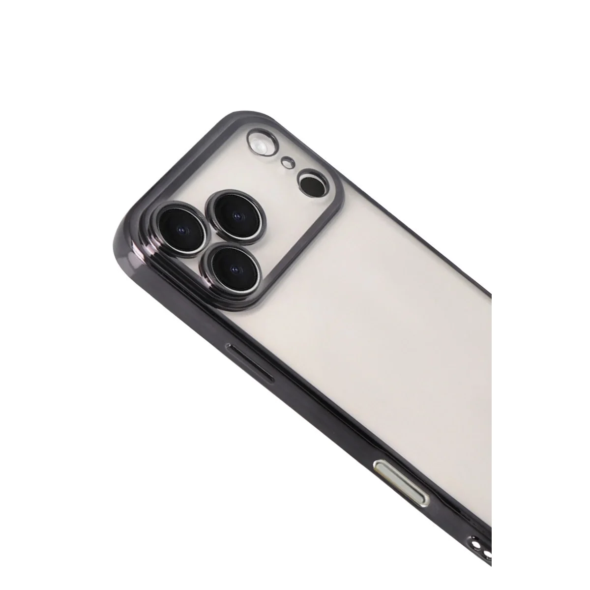 Apple İphone 17 Pro Max Razer Lensli Silikon - Siyah görsel 3