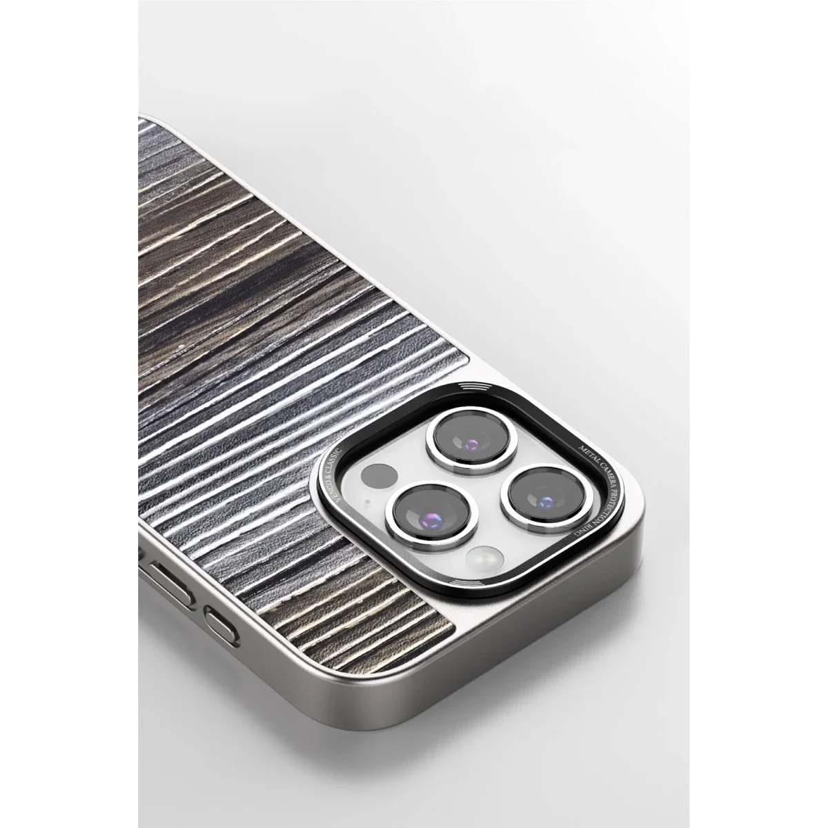 Venco Apple iPhone 14 Pro Wave Kapak - Kahverengi görsel 2