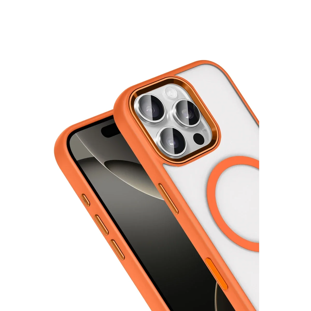 Joko Apple iPhone 16 Pro Max Terea Magsafe Kapak - Turuncu görsel 2