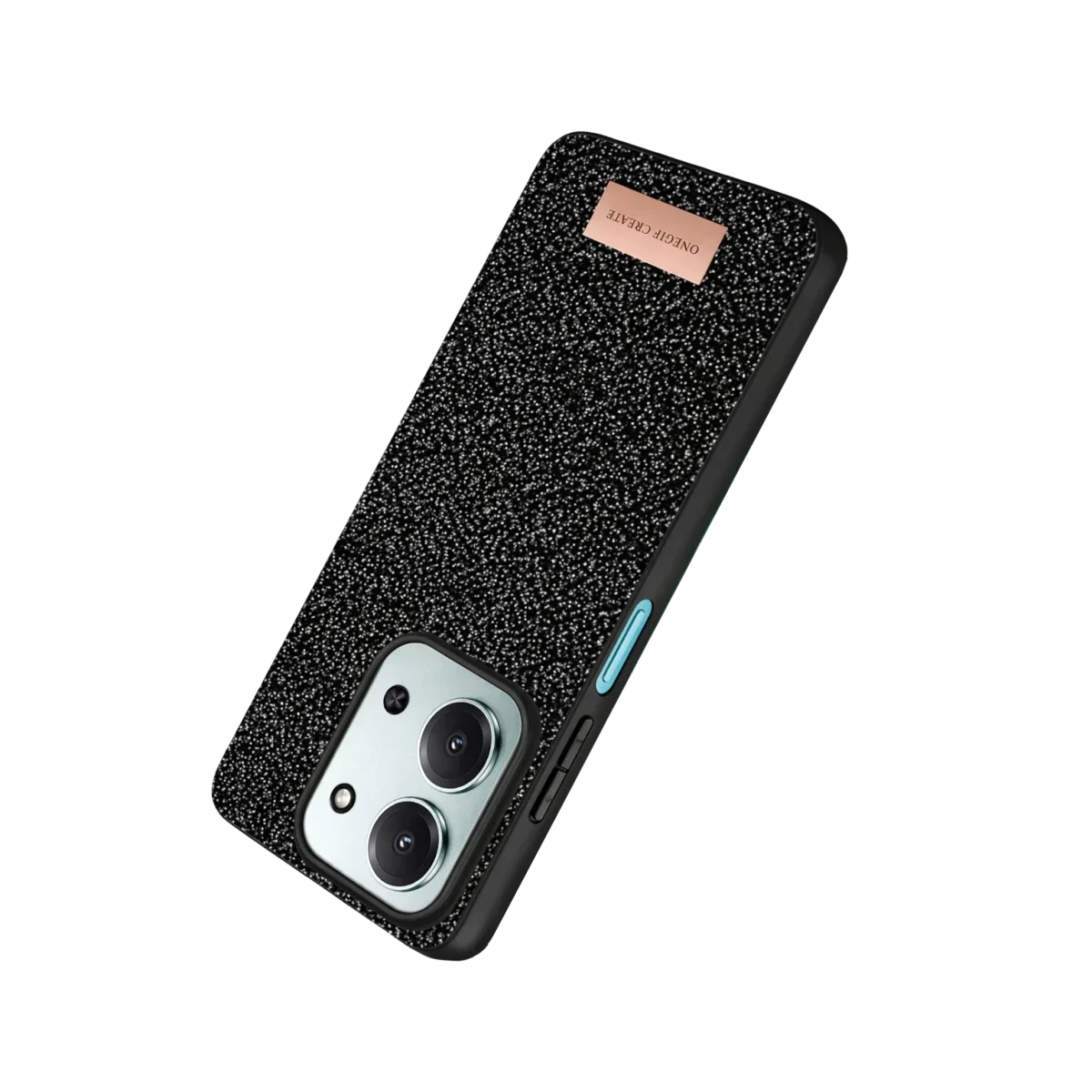 Onegif Xiaomi Redmi 15C 4G Bright Simli Kapak - Siyah görsel 4