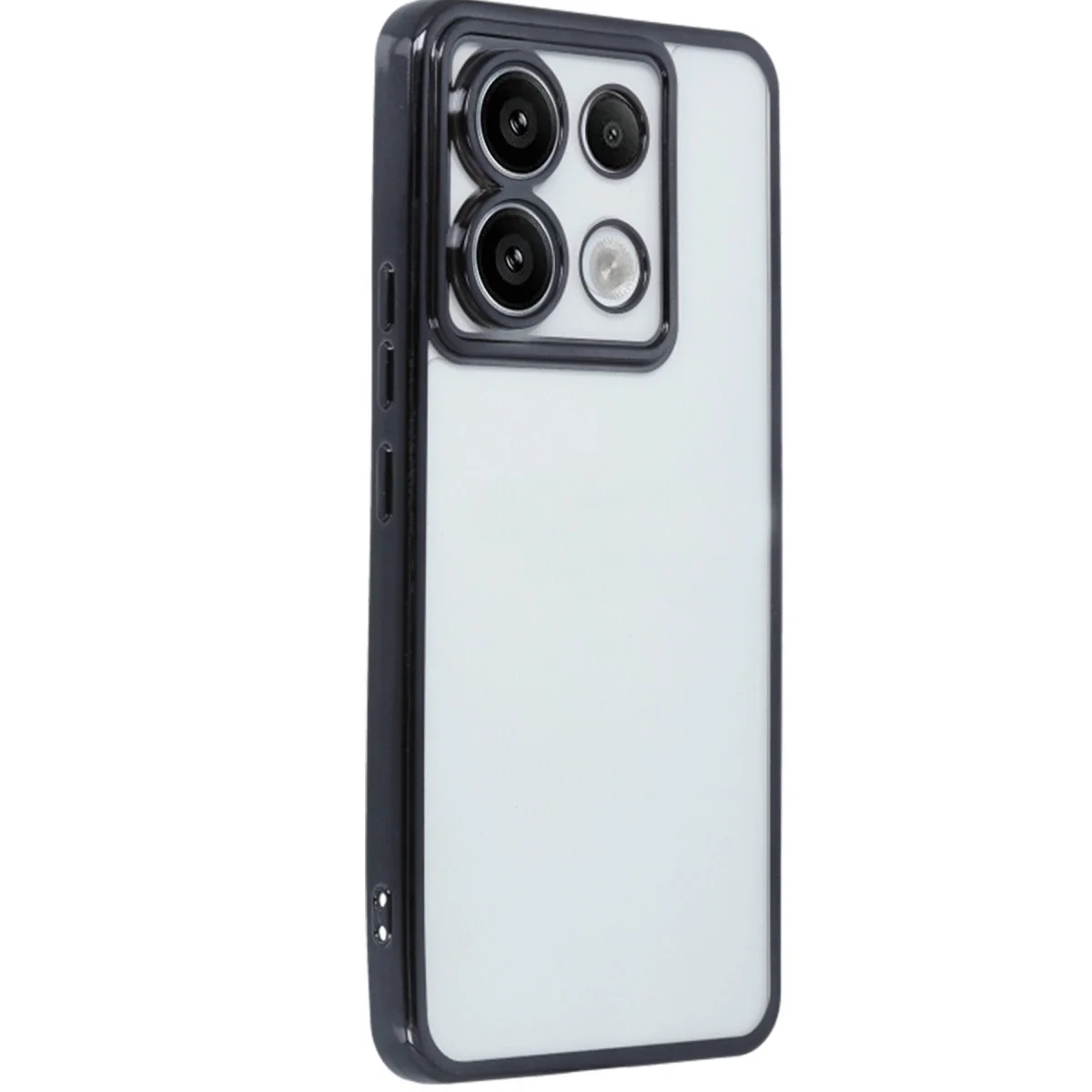 Xiaomi Poco X6 Kılıf Razer Lensli Silikon - Siyah görsel 2