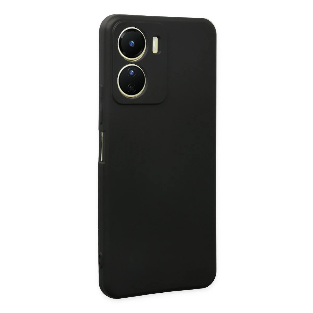 Vivo Y16 Kılıf First Silikon - Siyah görsel 2
