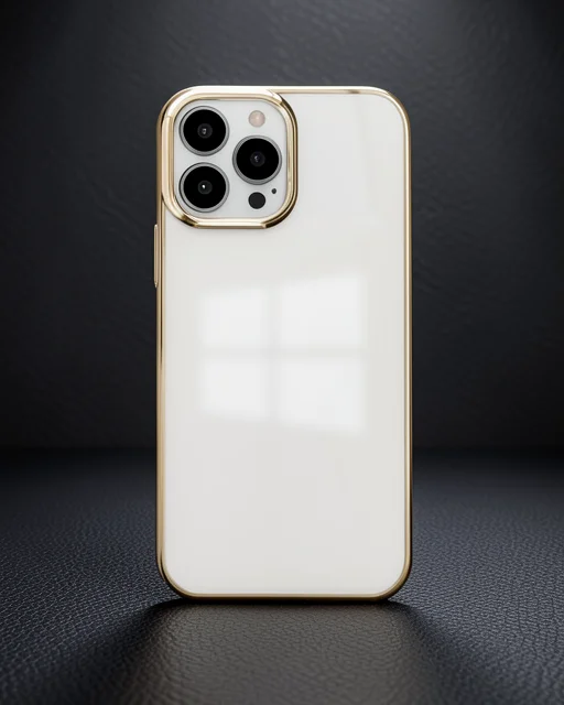 Apple İphone 13 Pro Max Kılıf Element Silikon - Gold