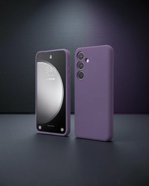 Samsung Galaxy A14 4g Kılıf First Silikon - Mor