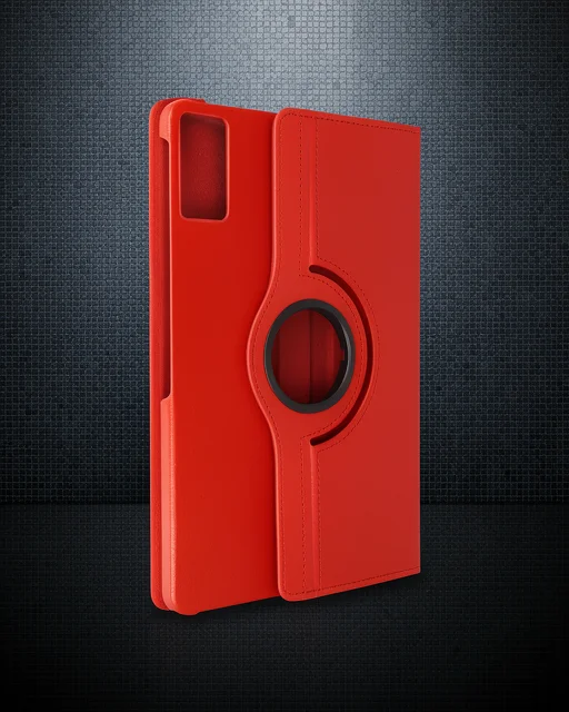 Xiaomi Redmi Pad Kılıf 360 Tablet Deri Kılıf - Kırmızı