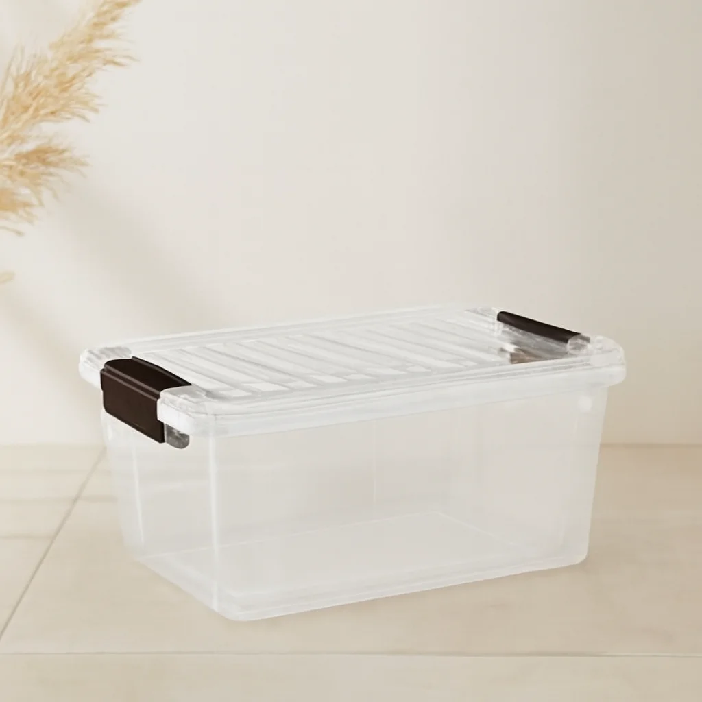 Şeffaf Kilitli Çok Amaçlı Saklama Kutusu 6.25L (210x305x145mm)