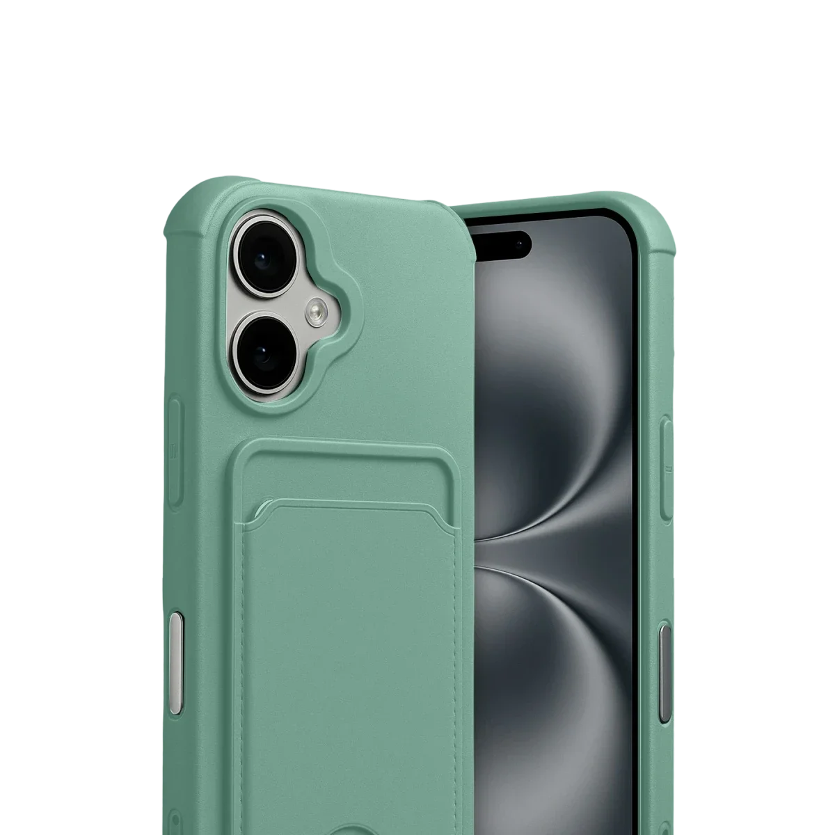 Apple iPhone 17 Kelvin Kartvizitli Silikon - Açık Yeşil görsel 2
