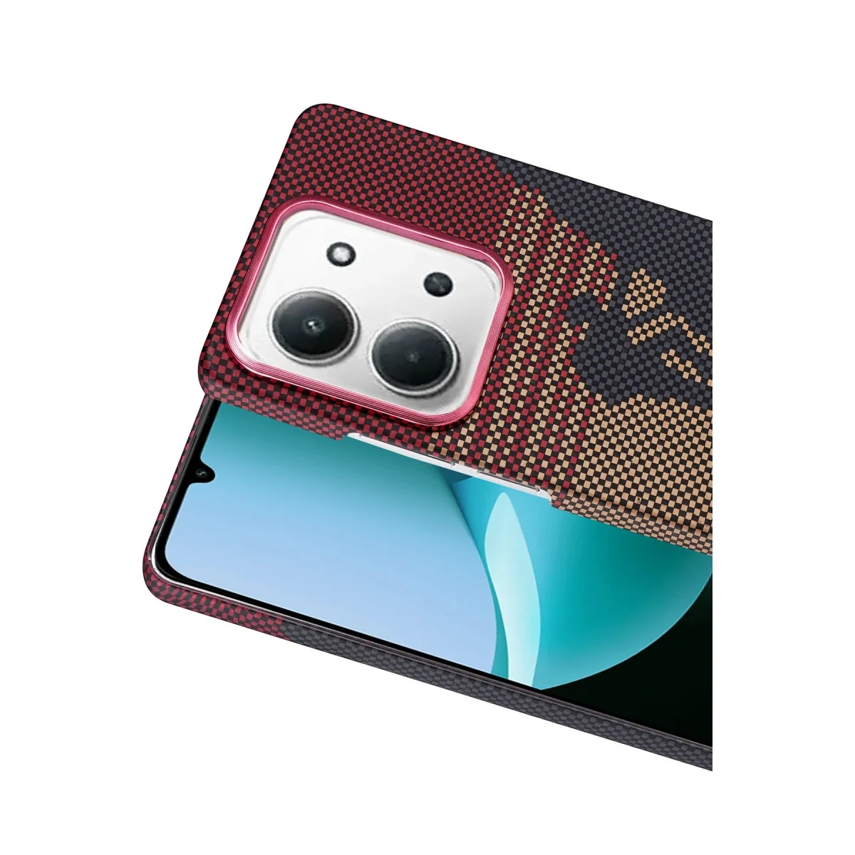 Xiao Red 15c 4g Vega Magsafe Kapak - Kırmızı görsel 2