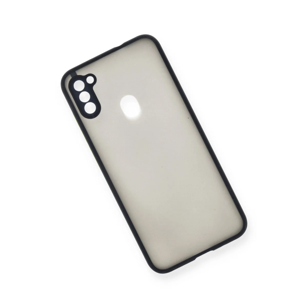 Samsung Galaxy A11 Kılıf Montreal Silikon Kapak - Lacivert görsel 3