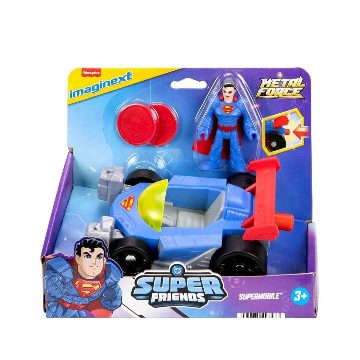 JFJ69 Imaginext DC Super Friends Araçlar - Supermobile görsel 5