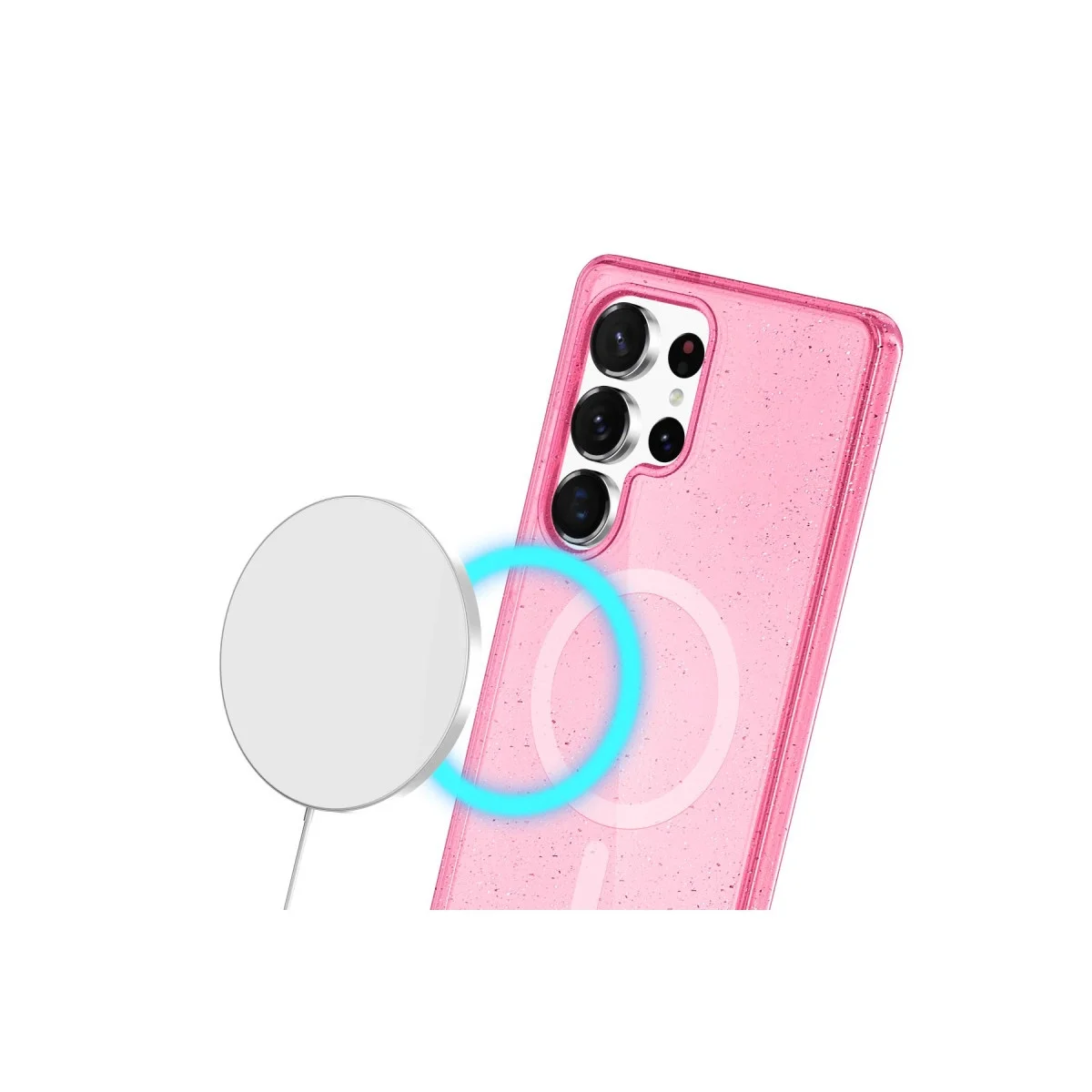 Joko Samsung Galaxy S23 Ultra Kılıf Magsafe Kapak - Pembe görsel 4