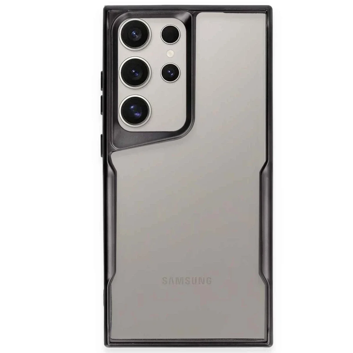 Samsung Galaxy S25 Ultra Kılıf Boyi Silikon Kapak - Siyah