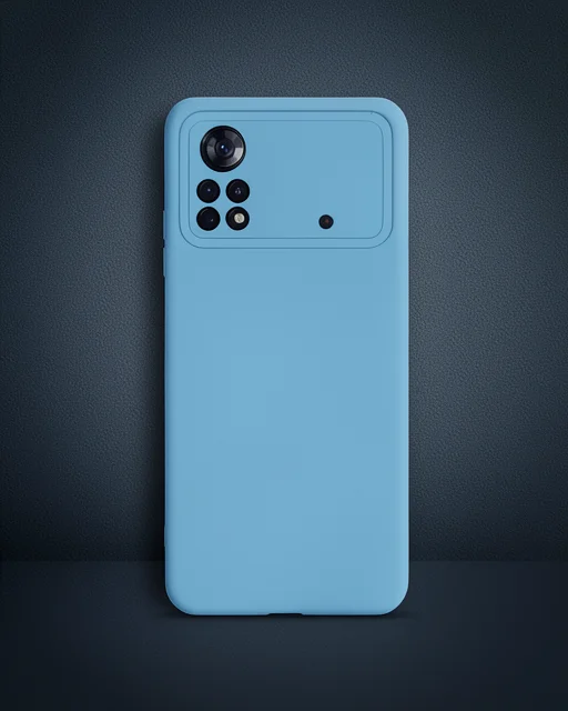 Xiaomi Poco X4 Pro 5g Kılıf Nano İçi Kadife Silikon - Mavi