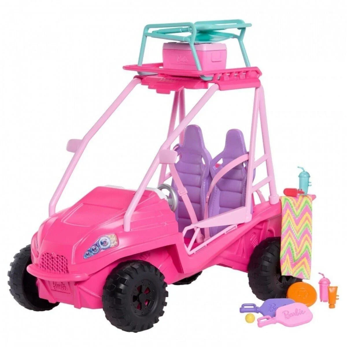JFV68 Plaj Arabası Oyun Seti - Barbie Mysteries: Beach Detectives görsel 4