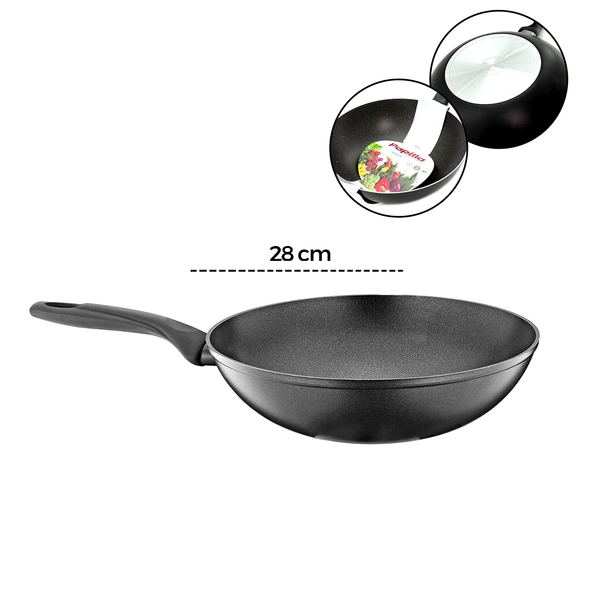 28 cm Granit Şef Tava görsel 2