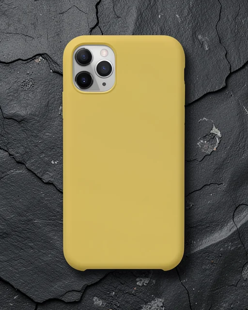 Apple İphone 11 Pro Max Kılıf Lansman Legant Silikon - Sarı