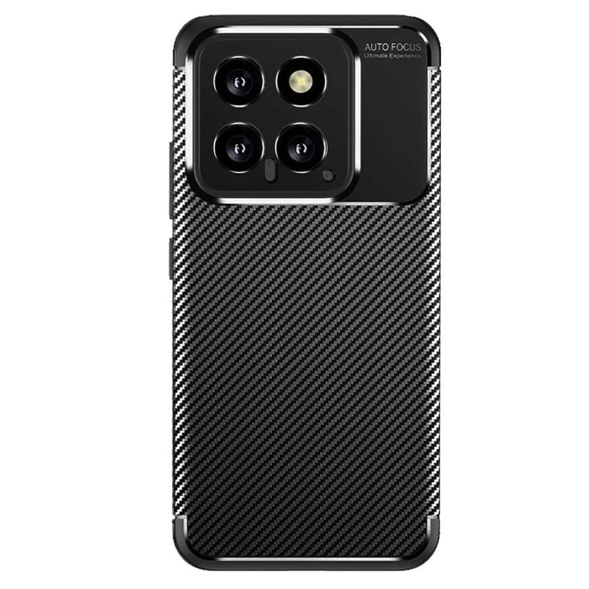 Xiao 14t Kılıf Auto Focus Karbon Kapak - Siyah