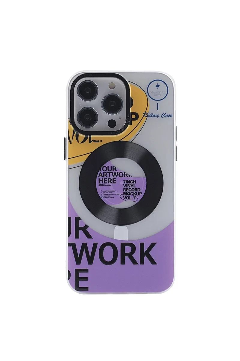 Apple iPhone 12 Pro Max Kılıf Apollo Magneticsafe Desenli Kapak - Apollo Şeffaf - 6 görsel 3