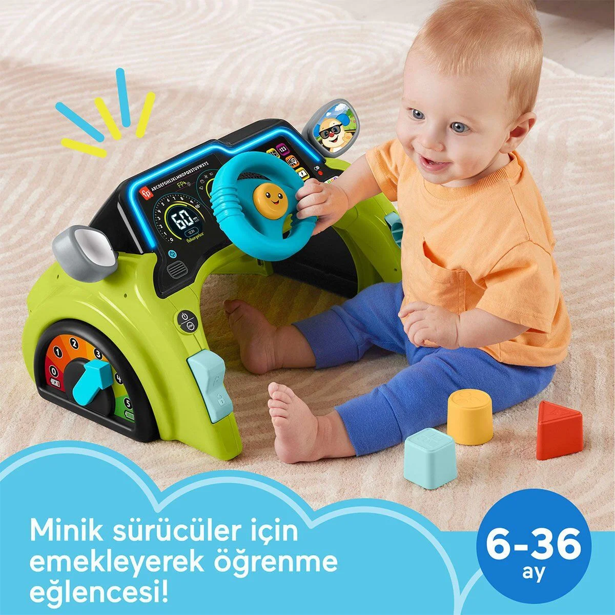 HYR91 Fisher-Price LnL İlk Arabam görsel 2